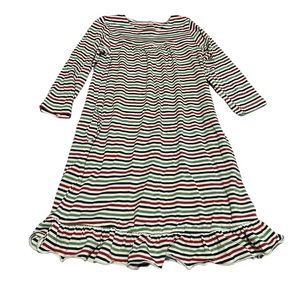 Sweet Bamboo boho dress. Size 3. Greens & red.